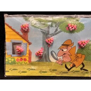 Pink Panther New Old Stock TM 1984 Sew on buttons